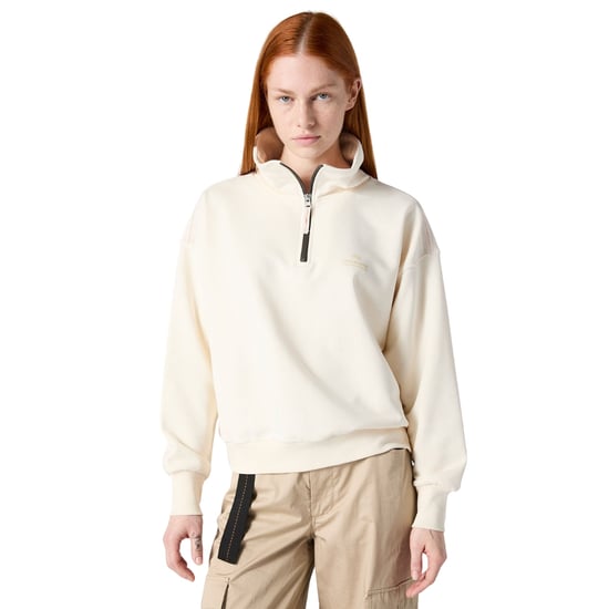 Sudadera Blanca Con Media Cremallera Zendaya Moonbeam De Parajumpers - Image 3