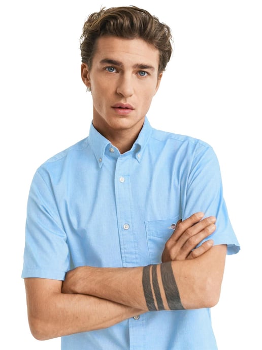 Gant | Camisa Oxford de Manga Corta Regular para Hombre - Image 3