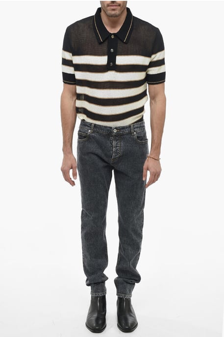 Vaqueros Slim Fit 15 cm en Gris - Image 4