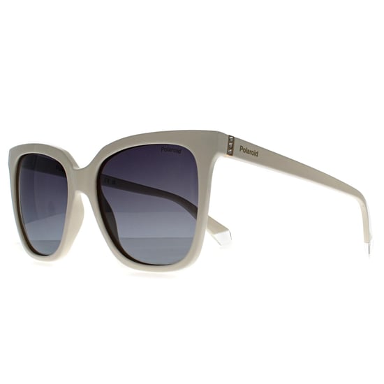 Polaroid Butterfly Womens Blanco Gris Gradiente Polarizado PLD 4155/S/X - Image 2