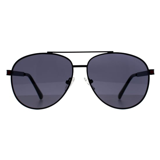 Guess Aviator Hombre Negro Brillante Gris GF5110 - Image 1