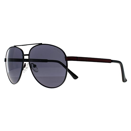 Guess Aviator Hombre Negro Brillante Gris GF5110 - Image 2