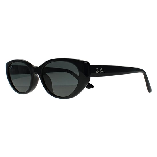 Ray-Ban Oval Womens Pulido Negro Gris Oscuro RB4457D Bio Based - Image 2