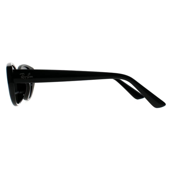 Ray-Ban Oval Womens Pulido Negro Gris Oscuro RB4457D Bio Based - Image 3