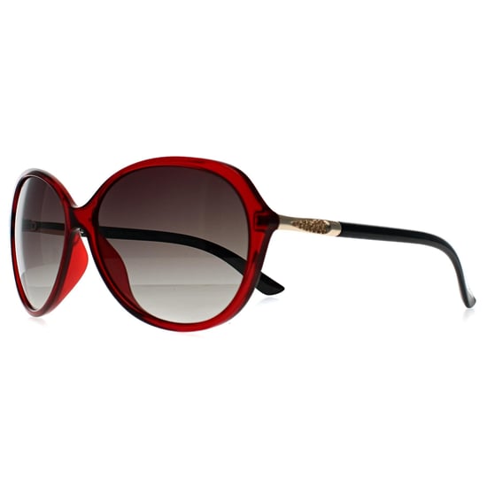 Seksy Oval Womens Transparent Burgundy Smoke Gradient N2809 - Image 2