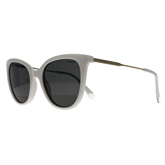 Polaroid Cat Eye Womens Blanco Gris Polarizado PLD 4184/S/X - Image 2