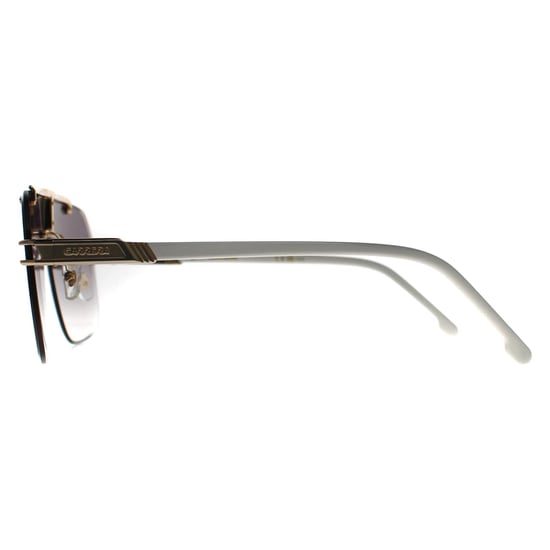 Carrera Rimless Mens Gold Ivory Gold Espejo sobre Borgoña Gradiente 1054/S - Image 3