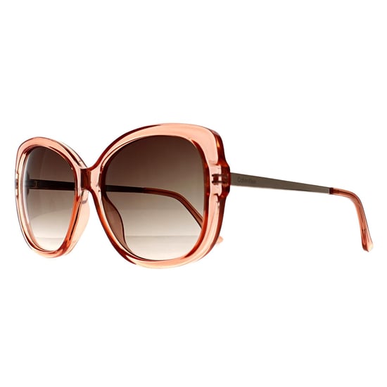 Calvin Klein Butterfly Womens Dusty Pink Brown Gradient CK22548S - Image 2