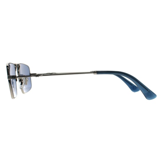 Police Cuadrado Mens Brillante Palladium Azul SPLN31 Origins Lite 19 - Image 3