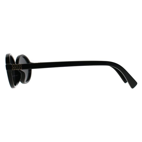 Miu Miu Oval Womens Negro Gris Oscuro MU04ZS - Image 3