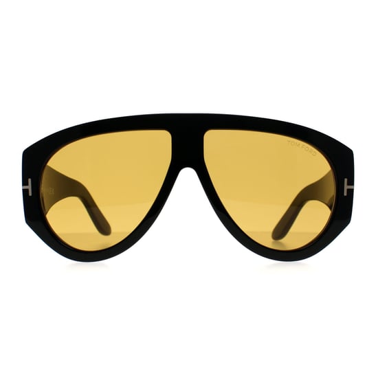 Tom Ford Aviator Hombre Brillante Negro Marrón Bronson FT1044 - Image 1