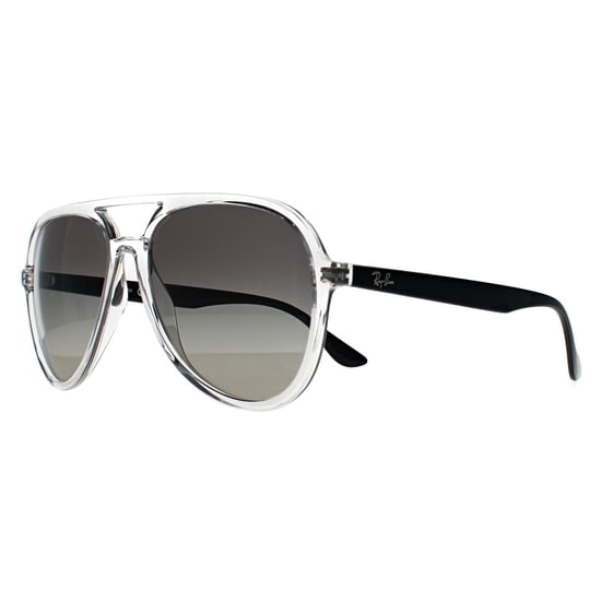 Ray-Ban Aviator Unisex Pulido Gris Transparente Gradiente RB4376 - Image 2