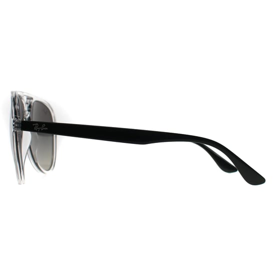 Ray-Ban Aviator Unisex Pulido Gris Transparente Gradiente RB4376 - Image 3