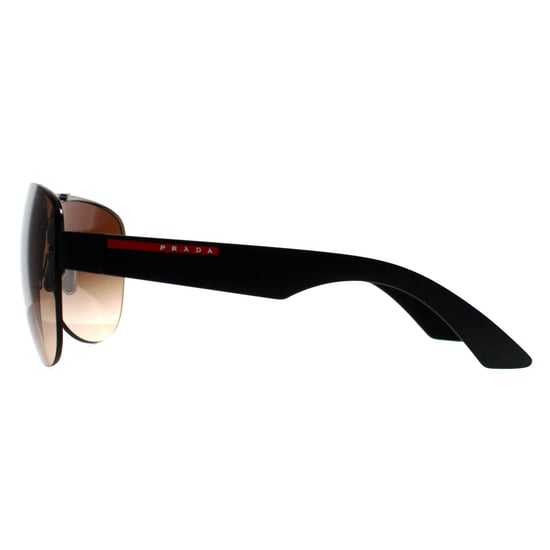 Prada Sport Aviator Hombre Gunmetal Marrón Gradiente PS55YS - Image 3