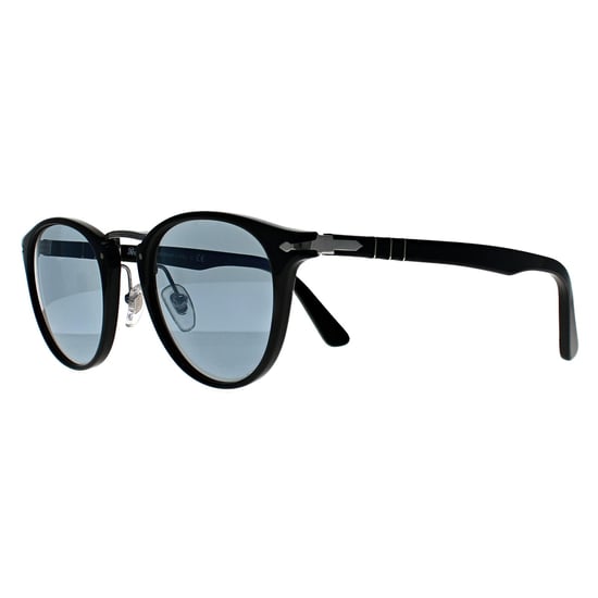 Persol Round Mens Negro Azul Claro PO3108S - Image 2