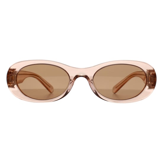 Miu Miu Oval Womens Noisette Transparente Rosa Marrón MU06ZS - Image 1