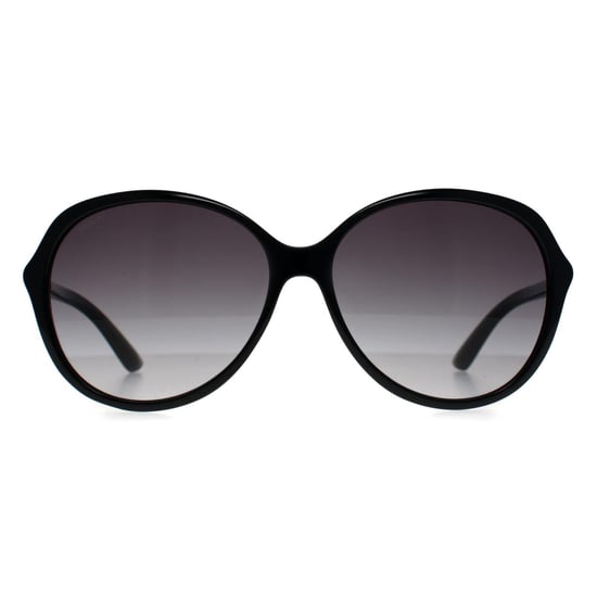 Seksy Oval Womens Negro Pulido Humo Gradiente N2809 - Image 1