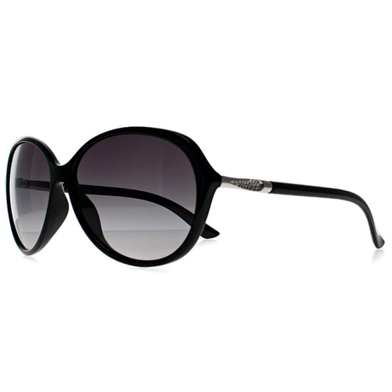 Seksy Oval Womens Negro Pulido Humo Gradiente N2809 - Image 2