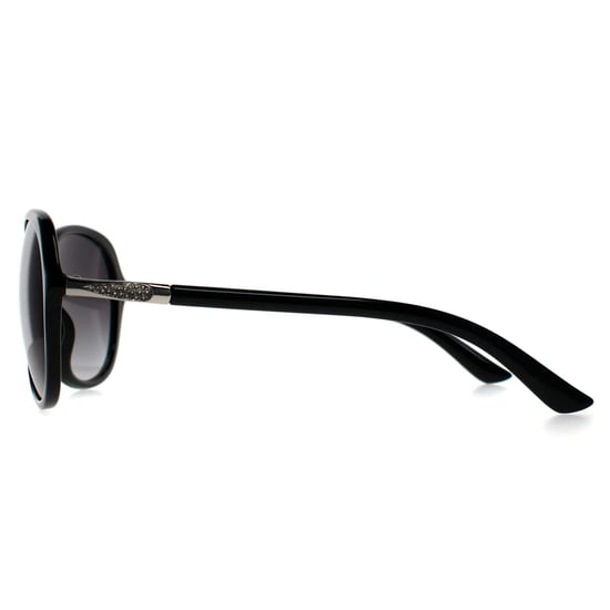 Seksy Oval Womens Negro Pulido Humo Gradiente N2809 - Image 3