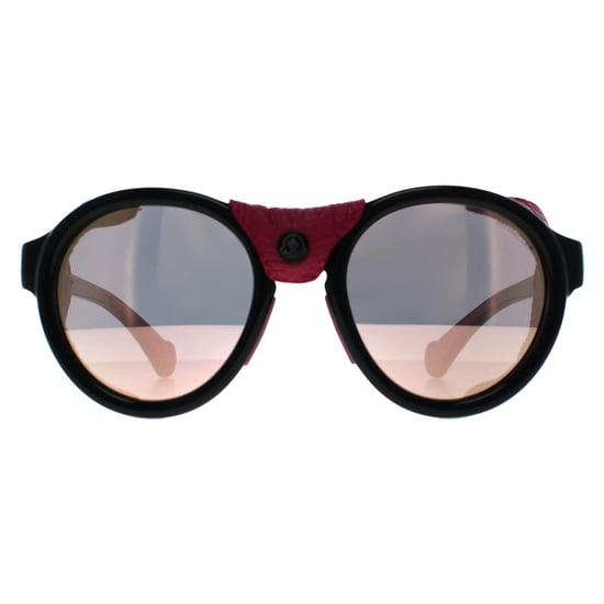 Moncler Redondo Unisex Negro Brillante Rosa Humo Espejo ML0046 - Image 1