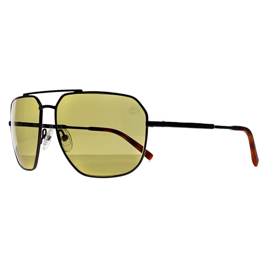 Timberland Aviator Hombre Brillante Oscuro Nickeltin Marrón Polarizado TB00009 Gafas de sol - Image 2