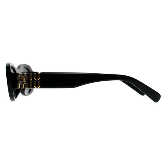 Miu Miu Oval Womens Negro Gris Oscuro MU06ZS - Image 3