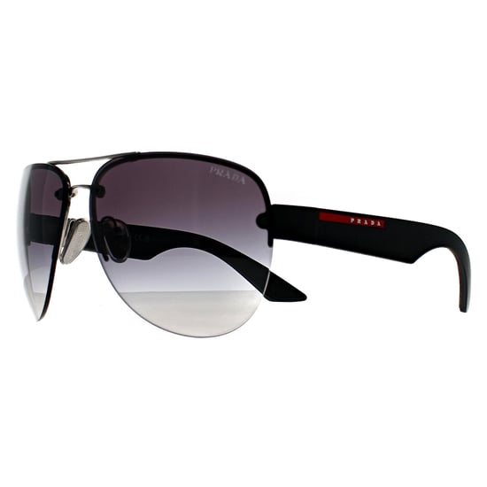 Prada Sport Aviator Hombre Plata Gris Gradiente PS55YS - Image 2