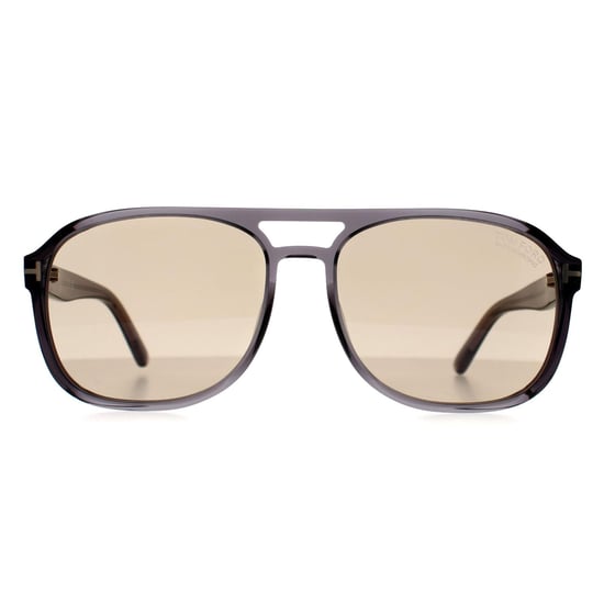 Tom Ford Aviator Hombre Gris Cristal Claro a Oscuro Marrón Fotocromático Rosco FT1022 - Image 1