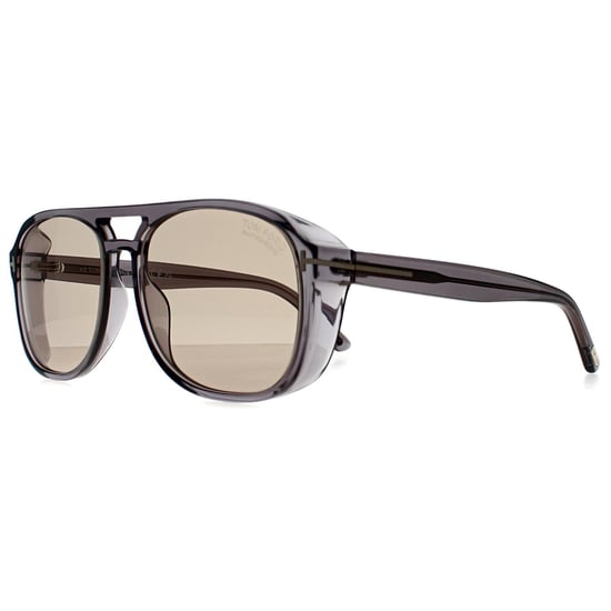 Tom Ford Aviator Hombre Gris Cristal Claro a Oscuro Marrón Fotocromático Rosco FT1022 - Image 2