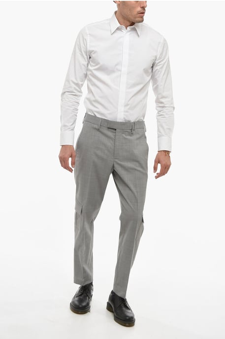 Pantalones cargo NATE de corte ajustado en gris - Image 4