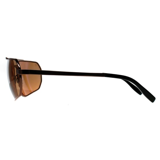 Serengeti Rectangle Mens Shiny Bronze Saturn Polarized Drivers Photochromic Hinkley - Image 3
