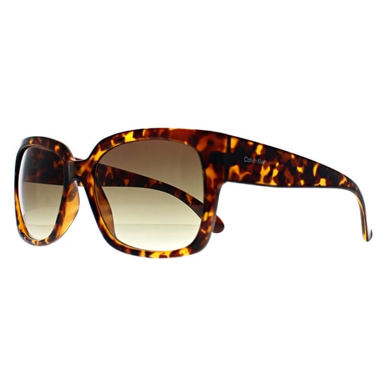 Calvin Klein Cuadrado Mujer Habana Brillante Marrón Gradiente CK22549S - Image 2