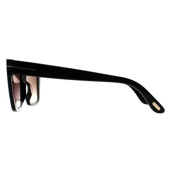 Tom Ford Cat Eye Mujer Negro Púrpura Marrón Brillante Gradiente Winona FT1030 - Image 3