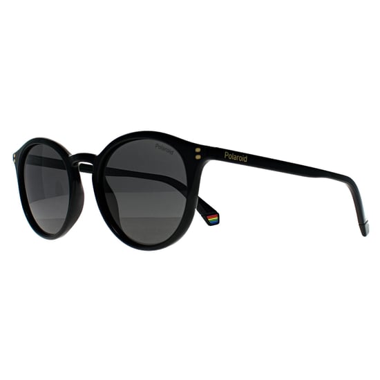 Polaroid Round Unisex Negro Gris Polarizado PLD 6233/S - Image 2