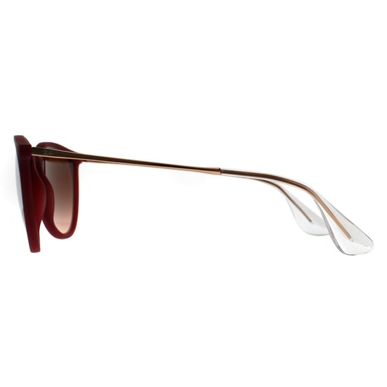 Ray-Ban Redonda Mujer Goma Pulida Violeta Rosa Gradiente Marrón RB4171 Erika - Image 3