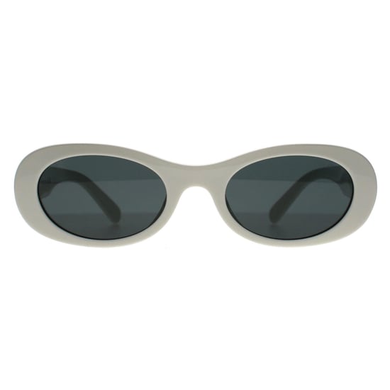 Miu Miu Oval Womens Blanco Marfil Gris Oscuro MU06ZS - Image 1