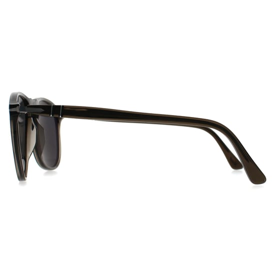 Persol Aviator Mens Smoke Black Polarized PO9649S - Image 3