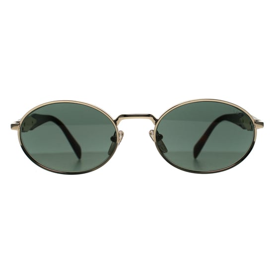 Prada Oval Womens Oro Pálido Verde Oscuro PR65ZS - Image 1