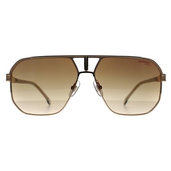 Carrera Aviator Unisex Oro Marrón Gradiente Antirreflejos 1062/S - Image 1