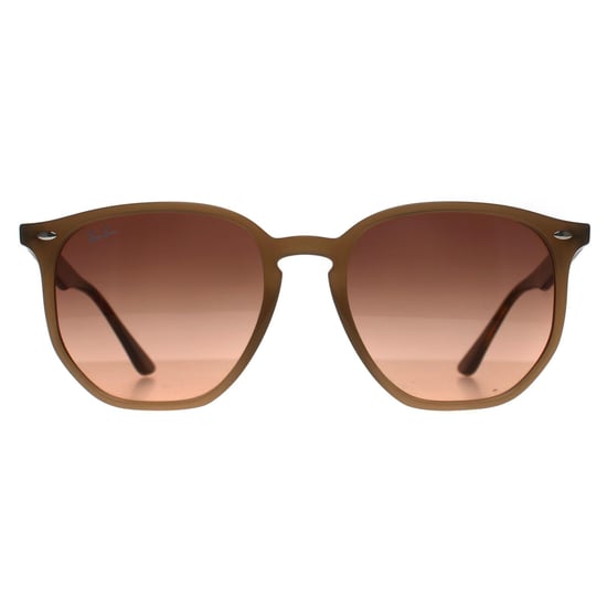 Ray-Ban Redondas Unisex Pulidas Tórtola Rosa Gradiente Gris RB4306 - Image 1