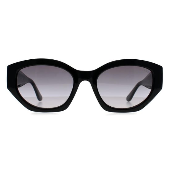 Guess Oval Womens Negro Brillante Gris Gradiente GF6164 - Image 1