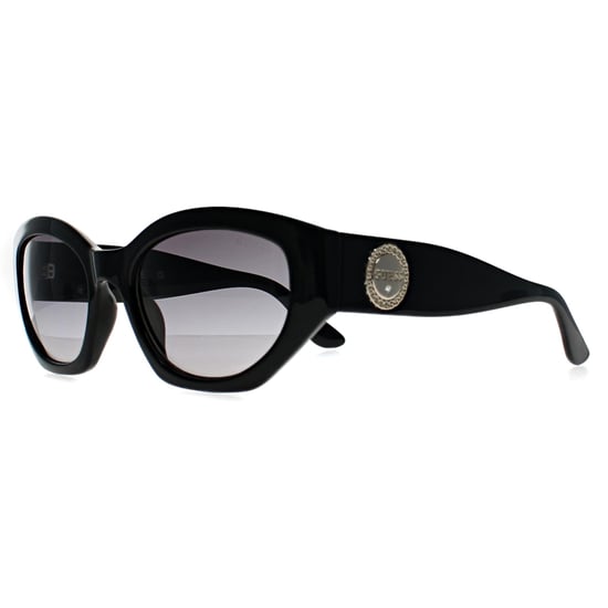 Guess Oval Womens Negro Brillante Gris Gradiente GF6164 - Image 2