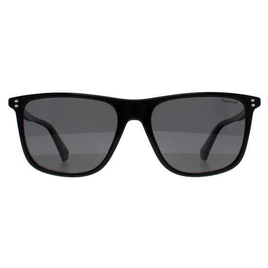 Polaroid Rectangle Mens Black Grey Polarized PLD 6232/S - Image 1