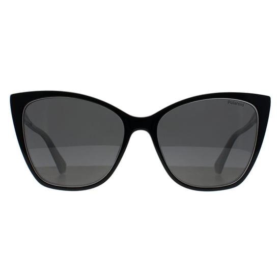 Polaroid Cat Eye Womens Negro Blanco Gris Polarizado PLD 4181/S - Image 1