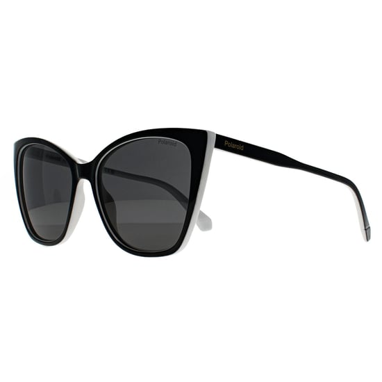 Polaroid Cat Eye Womens Negro Blanco Gris Polarizado PLD 4181/S - Image 2
