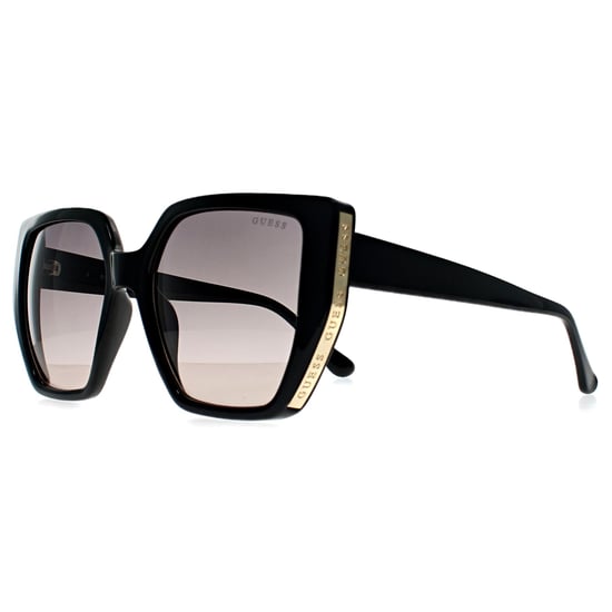 Guess Cat Eye Womens Brillante Negro Rosa Marrón GF6178 - Image 2