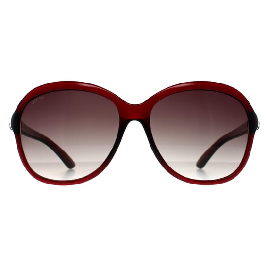 Seksy Oval Womens Transparent Burgundy Smoke Gradient N2812 - Image 1