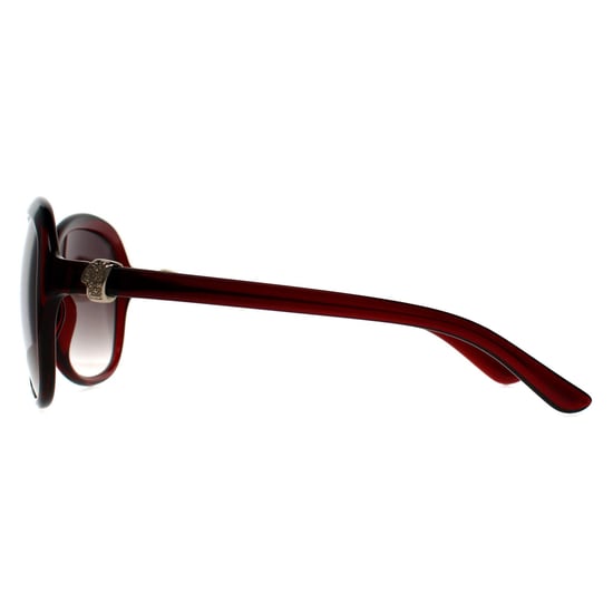 Seksy Oval Womens Transparent Burgundy Smoke Gradient N2812 - Image 3