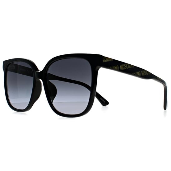 Moschino Cuadrado Mujer Negro Estampado Gris Oscuro Gradiente MOS134/F/S - Image 2