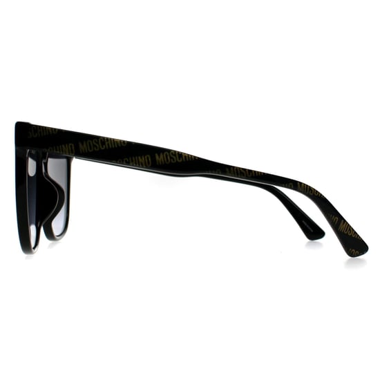 Moschino Cuadrado Mujer Negro Estampado Gris Oscuro Gradiente MOS134/F/S - Image 3